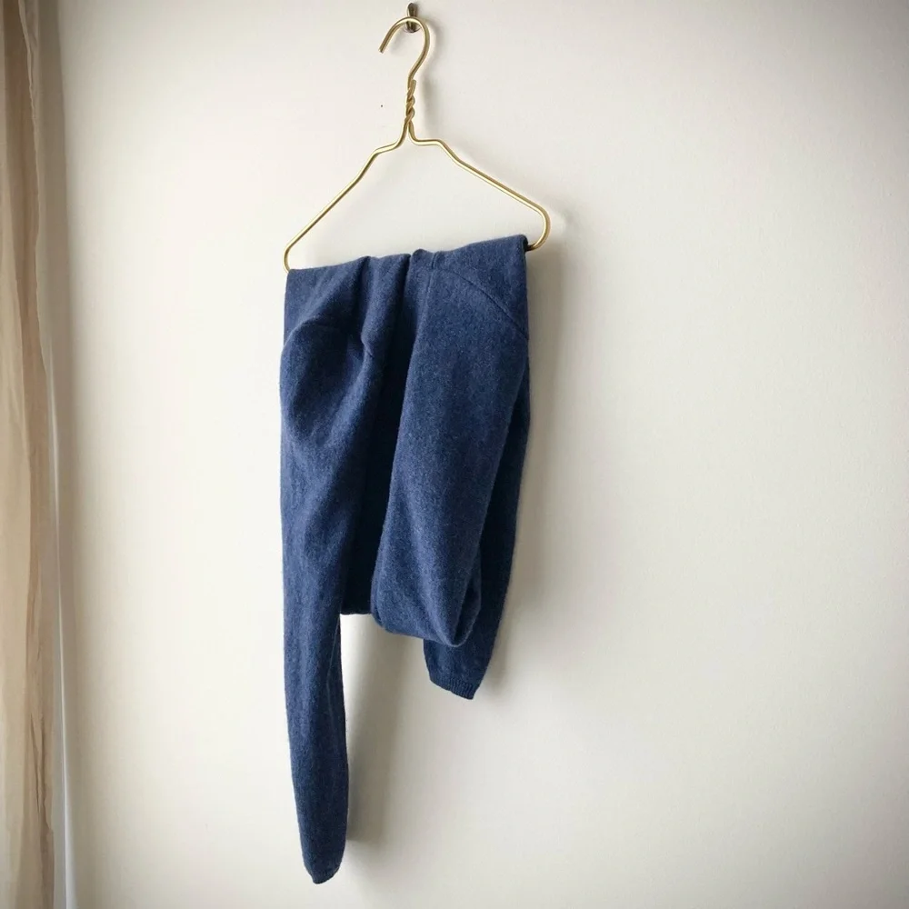 joodito 100% cashmere wraparound scarf upcycled sweater wrap oversize neckwarmer - Picture 4 of 10